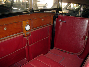 1923 Lincoln Convertible Interior