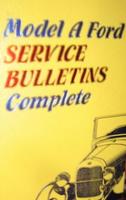 Model A Ford Service Bulletins