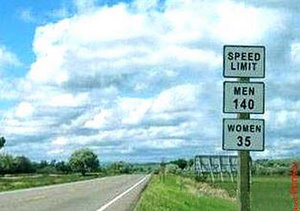 sexist speed limit