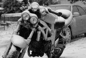 frozen bike