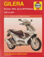 Gilera Runner, DNA, Ice And SKP/Stalker Service And Repair Manual